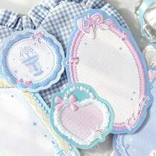 Lembar Memo Timbul – Seri "Lace Tribute": Desain Segar dan Feminin dengan Pola Renda yang Halus - Satu-Ukuran - View 3
