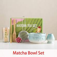 1/7pcs Matcha Whisk Set - Matcha Set Includes Matcha Whisk, Matcha Bowl, Sifter, Base And Spoon - Complete Tool Set For Making Matcha Latte, Ideal Gift For Matcha Lovers, 4 Colors Available, Japanese Tea Set - Multicolor - View 14