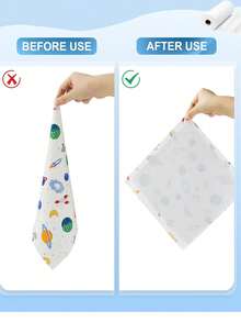 Iron-On Fusible Fleece Interlining 11.8" X 10 Yards, Medium-Light Weight Single-Sided Fluffy White, Suitable For Quilting, Tote Bags And Home Decor - White - View 4