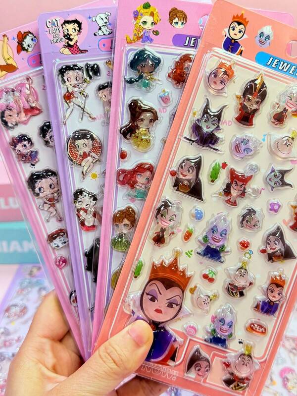 Cartoon Funny Stickers, Crystal Diamond Stickers, Decorative Stickers, Cute Transparent Stickers, Creative Stickers, Gifts, Gift Stickers, High Quality 3D Cute Stickers, Funny And Shiny Embossed Design, Interesting 3D Anime Stickers, Crystal Stickers, Children's Craft Stickers, Office And School Decoration Stickers, Notebook Stickers, Ledger Stickers, Luggage Stickers, Guitar Decoration Stickers, Laser Cut Stickers, Gifts For Friends And Family, Christmas Gifts, Christmas Decorations, Random Anime Character Stickers