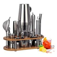 Cocktail Bar Utensils Kit 23 Pieces 750ml Boston Shaker - View 1