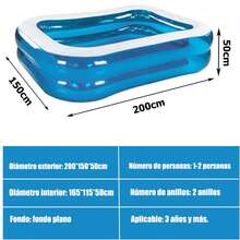 FELIN Kids Kiddie Pools - Blue - View 2