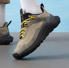 Timberland New Men's Outdoor Hiking Lightweight Anti-Slip Wear-Resistant Breathable Sports Casual Hiking Climbing Shoes - Light Gray-green/brown - View 8