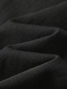 Vintage Short-Sleeved T-Shirt In 100% Thick 200g Cotton – Casual, Crew Neck, Breathable, Ideal For Summer, Soft And Comfortable, Perfect For Summer Events And Casual Wear - Black - View 4