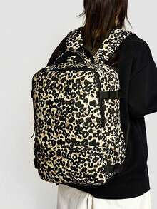 Large Capacity Casual Backpack With Multiple Pockets, Laptop Compartment, Shoe Compartment, Breathable And Easy To Clean, Travel Bag - Multicolor - View 4