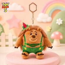 Disney Toy Story 5 Lily Pond 系列毛絨鑰匙圈，彈簧狗、獅子、河馬、青蛙、對講機，背包掛飾、車鑰匙吊飾，可愛療癒便攜配件，學生小眾禮物，卡通周邊，桌面迷你擺飾，適合家人、女友、好友的節日禮物 - 彩色 - 查看 7