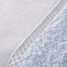 Kit Of 3 Russian Point Embroidery Face Towels 100% Cotton - 淺藍色 - 查看 2