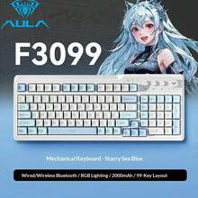 AULA Wireless Keyboard And Mouse Set RGB Backlit Tri-Mode Bluetooth 2.4G Gaming Mouse Computer Keyboard Compatible With PC Laptop Mac - View 17