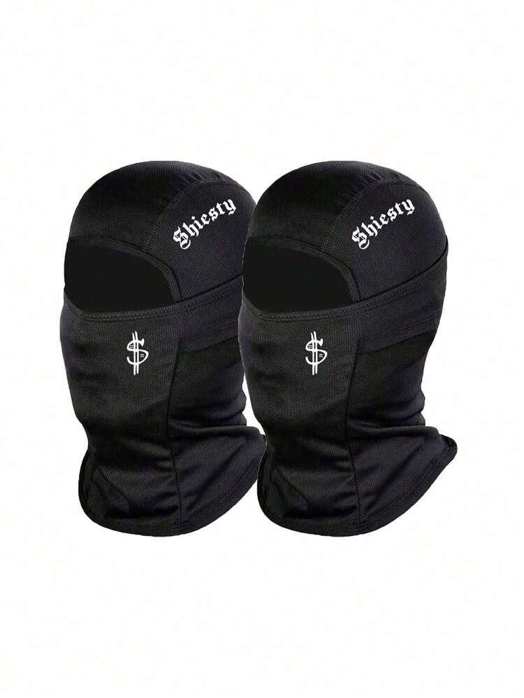 3 piezas Pasamontañas Máscara Facial, Máscara de Esquí Ligera y Transpirable con Protección Solar, Unisex, Adecuada para Fútbol, Ciclismo, Verano - Multicolor - Añade 5