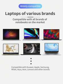 1pc Portable Laptop Desktop Stand, Adjustable Laptop Riser ABS+Silicone Material, Foldable Portable Laptop Stand, Ventilated Heat Dissipation Laptop Stand, Suitable For 10-15.6 Inch Laptops - View 7