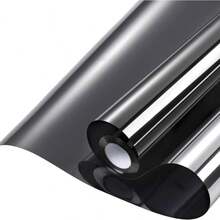 1 Roll One-Way Privacy Window Film, Heat Insulation & Sun Protection, Reflective Mirror Window Sticker, Suitable For Home Glass Windows, Static Adhesion, Removable, UV Protection, Anti-Glare - One-way Mirror - View 30