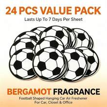Unique Football Design, Classic Black & White Patterns, Perfect Gift For Sports Fans, Exquisite Rearview Mirror Pendant - Zuqiu - View 25