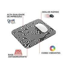 Mousepad Onça Oncinha Estampa Animalprint Grande 25x18 - Retângulo - Visão 3