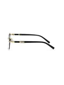 1 Pair New Triangle Cat Eye Versatile Unisex Glasses, Suitable For Street Photography, Driving, Travel And Cycling - black gray - View 4