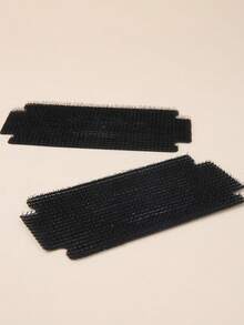 2pcs Reusable Non-Slip Neck Paper Clips, Suitable For Hairdressing, Salon And Barber Shop Supplies - Black - View 5