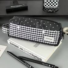 1pc Pencil Pouch, Large Capacity Highly Attractive Portable Stationery Box, Desk Organizer Bag, Multi-Function Pencil Case, Back To School Gift, Student Gift, Suitable For School And Office Use, Personalized Desktop Pencil Bag - Single Piece - View 8