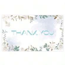 10pcs Thank You Cards Set, 7 Design Styles (Watercolor Eucalyptus Leaves, Floral Patterns, Minimalist Pink Hearts, Vintage Cartoon Style Fonts), Blank Inside, Perfect For Small Business Packaging, Wedding Favors, Party Events And Customer Thank You Notes - View 15