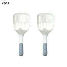 1/2pcs Cat Litter Scoop, Large Hollow Sieve Scoop, Suitable For Clumping Clay And Tofu Cat Litter, Long Handle Durable Waste Cleaner, Easy To Clean Non-Stick Pet Feces Scoop, Used For Daily Cat Litter Box Cleaning - View 7