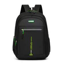 Men's Fashion Multifunctional Backpack, Large Capacity Multi-Pocket Laptop Bag, 3D Breathable Shoulder Straps, Night-Reflective, Anti-Theft, Nylon - Multicolor - View 10