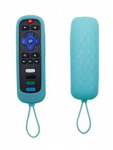 3-Pack Multi-Color Glow-In-The-Dark Silicone Protective Covers With Hanging Lanyards, Suitable For Remote Controls. Glowing Effect For Easy Finding, Hanging Lanyard For Convenient Storage, Semi-Enclosed Design Effectively Protects Against Impact And Prevents Accidental Drops. - Multicolor - View 8