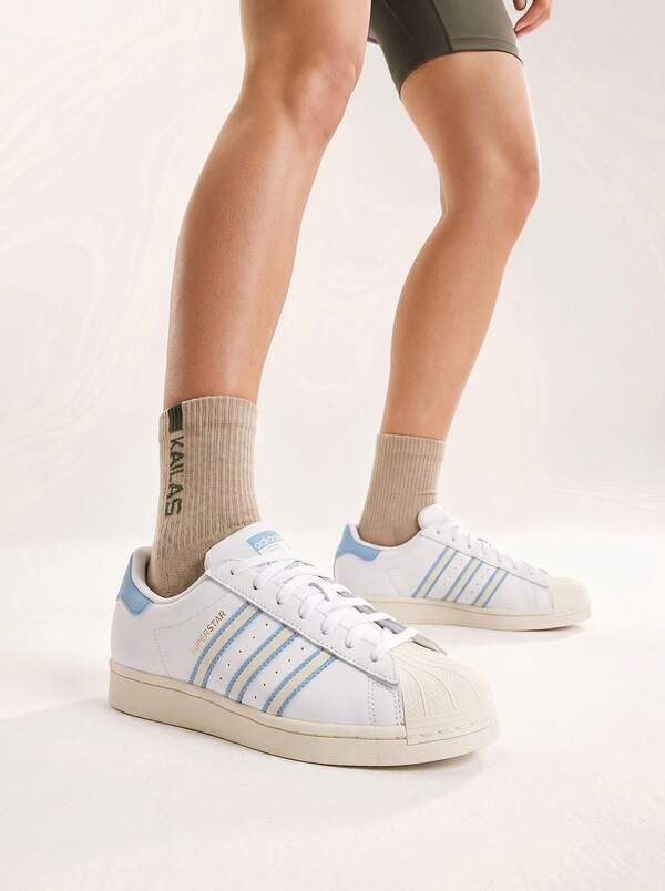 Adidas Superstar Men's Sneakers Cloud White / Off White / Light Blue GX9876