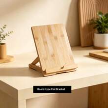 1PC Minimalist Adjustable Tablet Stand, Kitchen Cookbook Holder, Reading Stand, Desktop Tablet Support, Book & Sheet Music Holder, Multi-Function Slouchy Reading Rack, Desktop Phone & Tablet Universal Storage Rack. - Multicolor - View 2