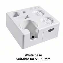 咖啡壓粉台,適用於 51mm、53mm、54mm 和 58mm 咖啡壺。此收納架適合 20.08 英吋至 22.83 英吋的任何機型,非常適合義式濃縮咖啡配件與咖啡師使用。 - 彩色 - 查看 15