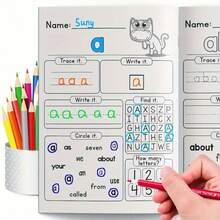 Letter Tracing Learning Notebook - Uppercase And Lowercase Letter Writing Practice With Clear Guidelines - 寫作練習 - 查看 4