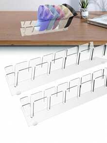 Acrylic Baseball Cap Display Rack, Holds 14 Caps, Suitable For Bedroom, Closet, Vanity - Transparent,Bedroom Room Decor,Back To School - Multicolor - View 3
