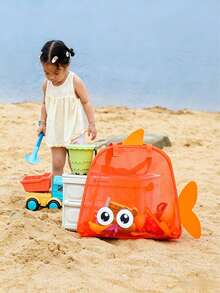 1pc/ Large Capacity Storage Bag / Fashion Beach Bag / Lightweight & Beautiful Durable Suitable For Daily Commute/Travel/Shopping Fashionable & Versatile All Season Wear Style Minimalist Shopping Bag - Multicolor - View 6