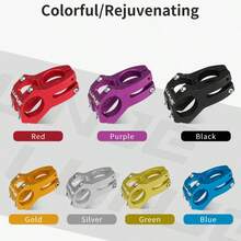 1pc Hollow Short Bike Handlebar Stem Rapid Descent Bicycle Stem 31.8*45mm & 25.4*45mm Lightweight MTB Road Bike Parts, Universal For Mountain Bike, Road Bike, Mini Bike, Fixed Gear Bike - General - View 2