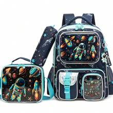3pcs/Set Boys Student Backpack Set, Multiple Colors, Includes Crossbody Bag And Pencil Case - Children's Schoolbag - View 14