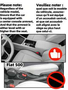Multifunctional 2-In-1 Car Seat Gap Storage Box & Anti-Drop Plug: Dual-Compartment Non-Slip Storage Box, Suitable For Sedans And SUVs, Interior Accessory For Storing Small Items - Multicolor - View 10