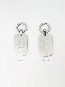 Photo Engraved Keychain: Personalized Valentine's Day Gift Set - Multicolor - View 9