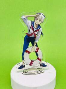 "Bungo Stray Dogs" Sailor Uniform Series Acrylic Stand, Cute Character Display Stand, Manga Merchandise, Creative Gift, Handmade Craft, Office Accessory, Desktop Decoration, Gift For Girls - A - View 10