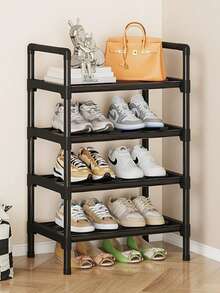 2-7 Tier Shoe Rack, 2 Pairs Per Shelf, Durable Metal Shoe Rack, Small Stackable Shoe Rack, Suitable For Room/Bedroom/Living Room/Shoe Storage - Multicolor - View 8