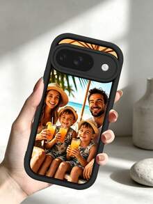 1 pièce Étui de téléphone personnalisé et sur mesure, housse de protection transparente pour Pixel 10a/Pixel 9 Pro/9 Pro XL/9A/Pixel 8 Pro/7 Pro XL/6A/11a Série, étui de protection de téléphone pour couple S26/S26 Ultra/S25/S25 Ultra/S24/S23/S22/A56/A57/A55/A54/A53/A52/S25/S24/S23/A07/A17/A26/A27 Etc. 10 Pro/10a/10 Pro XL/ G85/E14/Etc. Modèles Android personnalisés - Noir - Voir 5