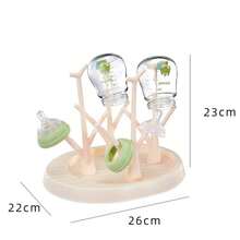 Bottle Drying Rack, Detachable And Washable Bottle Drying Stand, Tree-Shaped Storage Rack, Bottle Feeding Accessories. - Green - View 7