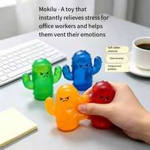 Must-Have Fun School Theme : Cactus Squeeze Hug , School Classroom Reward Prize, Anxiety Relief Fun Toy - Multicolor - View 5