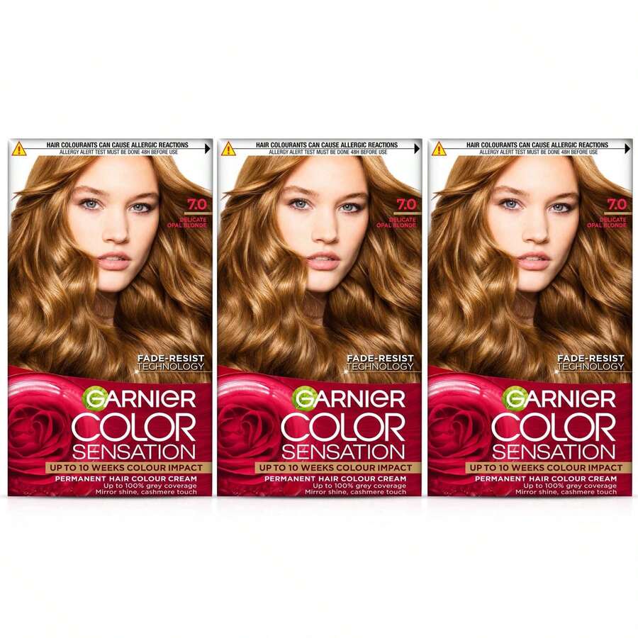Garnier Color Sensation 7.0 DELICATE OPAL BLONDE - Pack Of 3 - Blonde - View 1