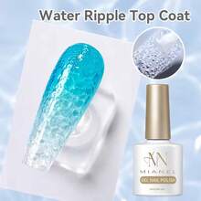 MISS MIANEL 10ML/PCS 2026新款熱銷免擦透明水波紋封層凝膠，夏季冰透水波紋風格美甲功能性凝膠美甲用品 - 彩色 - 查看 2