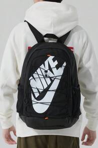 Unisex Lightweight Outdoor Backpack NIKE HAYWARD BKPK Travel Laptop Backpack Student Outdoor Sports Backpack HJ8200-010 - Black/Black/Eye-catching Orange - View 2