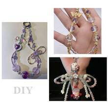5pcs Exquisite Glow-In-The-Dark Heart Claw Chain Beads, Random Mixed Colors, Suitable For DIY Handmade Beaded Pens, Phone Chains, Keychains, Bracelets And Other Jewelry Accessories - Random Color Mixing - View 8