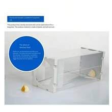 Rat Catcher! Indoor And Outdoor Home Use Continuous Automatic Rat Capture, Rat Trap And Mouse Trap Washable And Reusable Live Capture And Release Rats, Field Mice And Rodents, Safer For Family And Pets, Automatic Spring Door Rat Cage Anti-Escape Mesh, Foldable Portable Outdoor Rat Catcher, Trap For Capturing Large Rats, Hamster Live Cage And Release Metal Rodent Cage, Waterproof Small Pest Control, Capture And Release, Enhanced Capture Ability, Easy To Operate - B - View 3