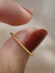 1件女款可疊戴圓珠耳環，S925純銀精緻珠寶禮物 - 可疊戴圓珠 - 查看 7