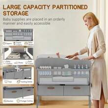 Diaper Changing Table - Grey - View 6