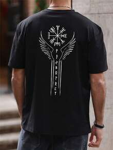 Men T-Shirts - 黑色 - 查看 2