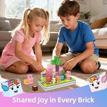 30/60pcs Travel Magnetic Building Blocks, DIY Stacking Toy, Sakura Garden Theme Magnetic Construction Toy, STEM Learning Blocks Set, Girl Theme, With Storage Box, Suitable For Boys And Girls 3 Years And Above - Multicolor - View 7