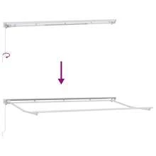 vidaXL Store banne rétractable anthracite, 400 x 200 cm. Pour plus de détails, veuillez consulter la suite. Ce produit convient aux balcons, jardins, abords de piscine et peut également servir d'élément décoratif pour votre maison. - Multicolore - Voir 5