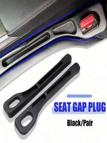 Multifunctional 2-In-1 Car Seat Gap Storage Box & Anti-Drop Plug: Dual-Compartment Non-Slip Storage Box, Suitable For Sedans And SUVs, Interior Accessory For Storing Small Items - Multicolor - View 3